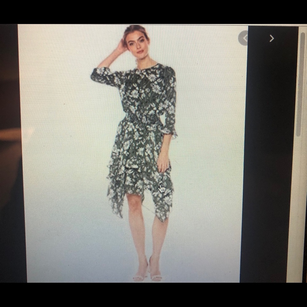 Shoshanna koko three-quarter sleeve dress